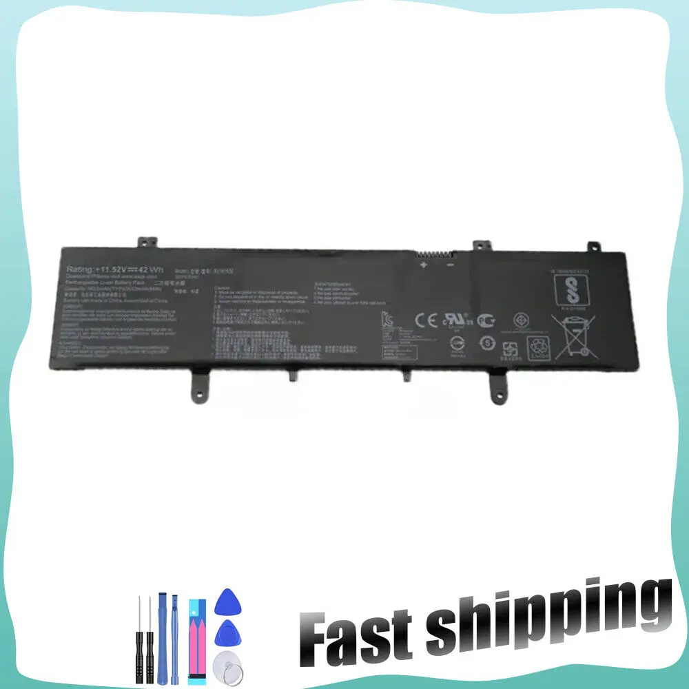 New OEM B31N1632 Laptop Battery with Asus Vivobook 14 X405 X405U X405UQ Zenbook S4100U Series 0B200-02540000 3ICP5/57/81
New OEM B31N1632 Laptop Battery with Asus Vivobook 14 X405 X405U X405UQ Zenbook S4100U Series 0B200-02540000 3ICP5/57/81