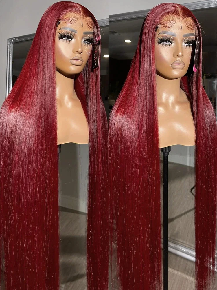99J Burgundy 13x6 HD Lace Front Wig Human Hair 13X4 Straight 99J Red Colored Lace Frontal Human Hair Wigs for Women 220% Density
99J Burgundy 13x6 HD Lace Front Wig Human Hair 13X4 Straight 99J Red Colored Lace Frontal Human Hair Wigs for Women 220% Density