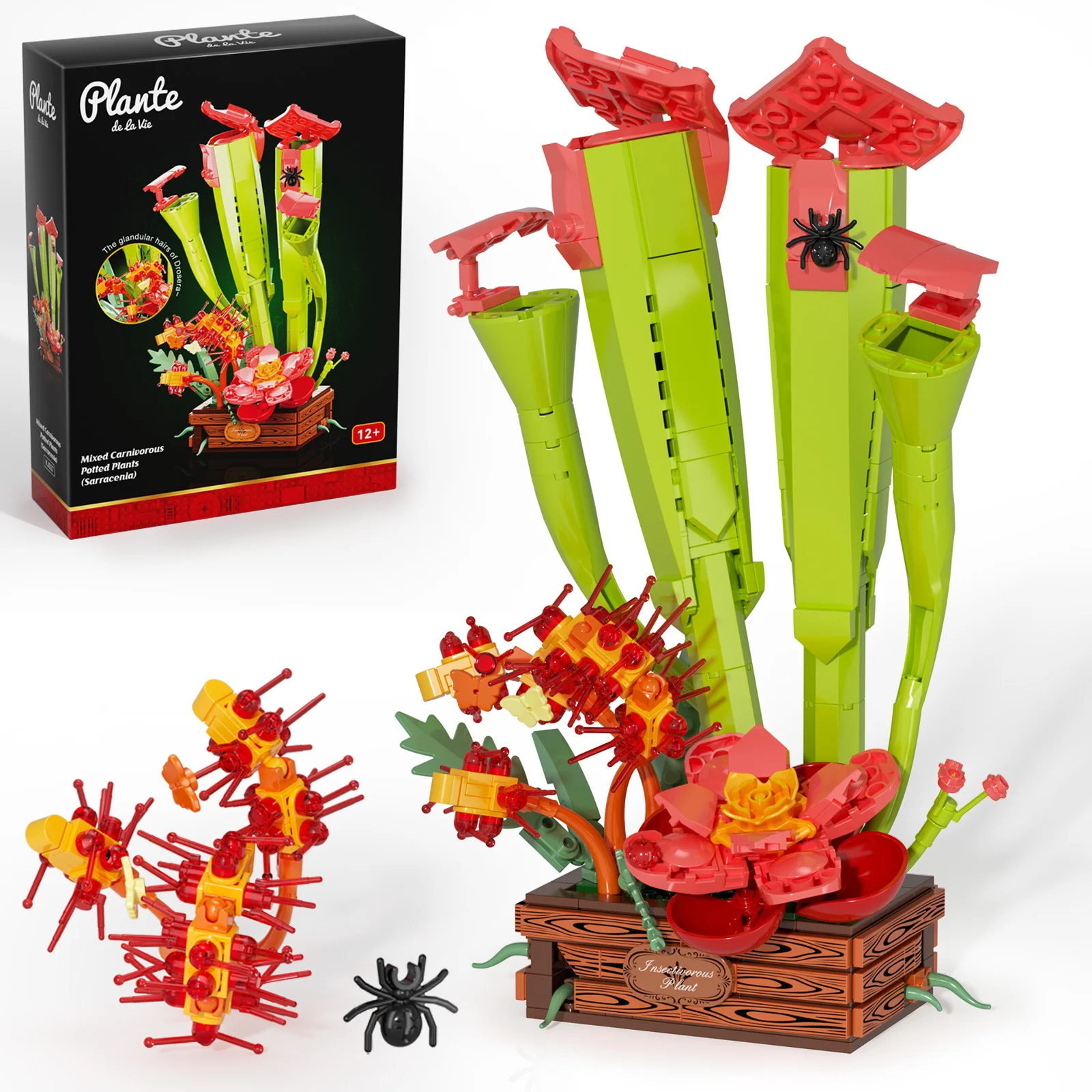 JAKI Insectivore Potted Toy Building Blocks Toys Sets Little Shop Of Horrors Flowers Cannibal Model Halloween Gift For Friends
JAKI Insectivore Potted Toy Building Blocks Toys Sets Little Shop Of Horrors Flowers Cannibal Model Halloween Gift For Friends