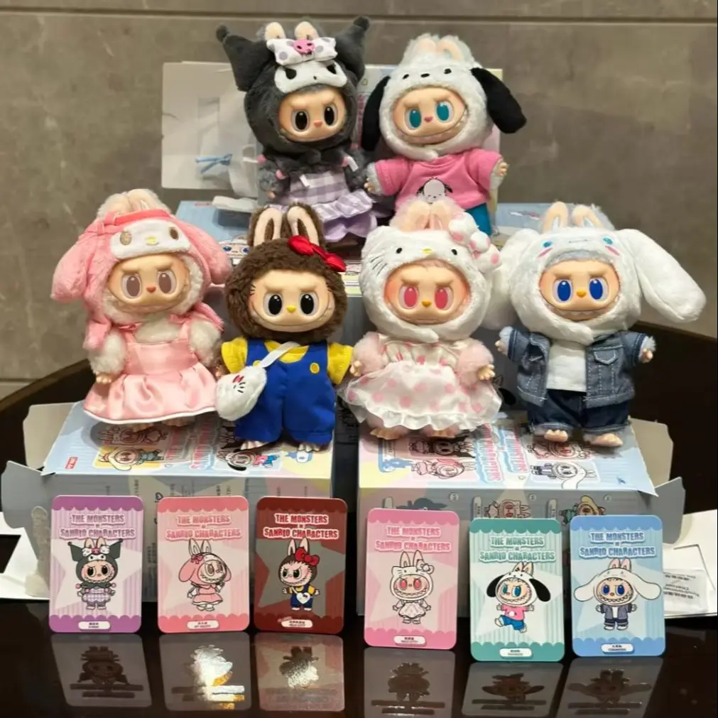 100% Оригинальный POP MART Labubu THE MONSTERS × Hello Kitty and Friends Series: Виниловый плюшевый кулон-брелок в слепой коробке, милая коллекционная игрушка
100% Оригинальный POP MART Labubu THE MONSTERS × Hello Kitty and Friends Series: Виниловый плюшевый кулон-брелок в слепой коробке, милая коллекционная игрушка
