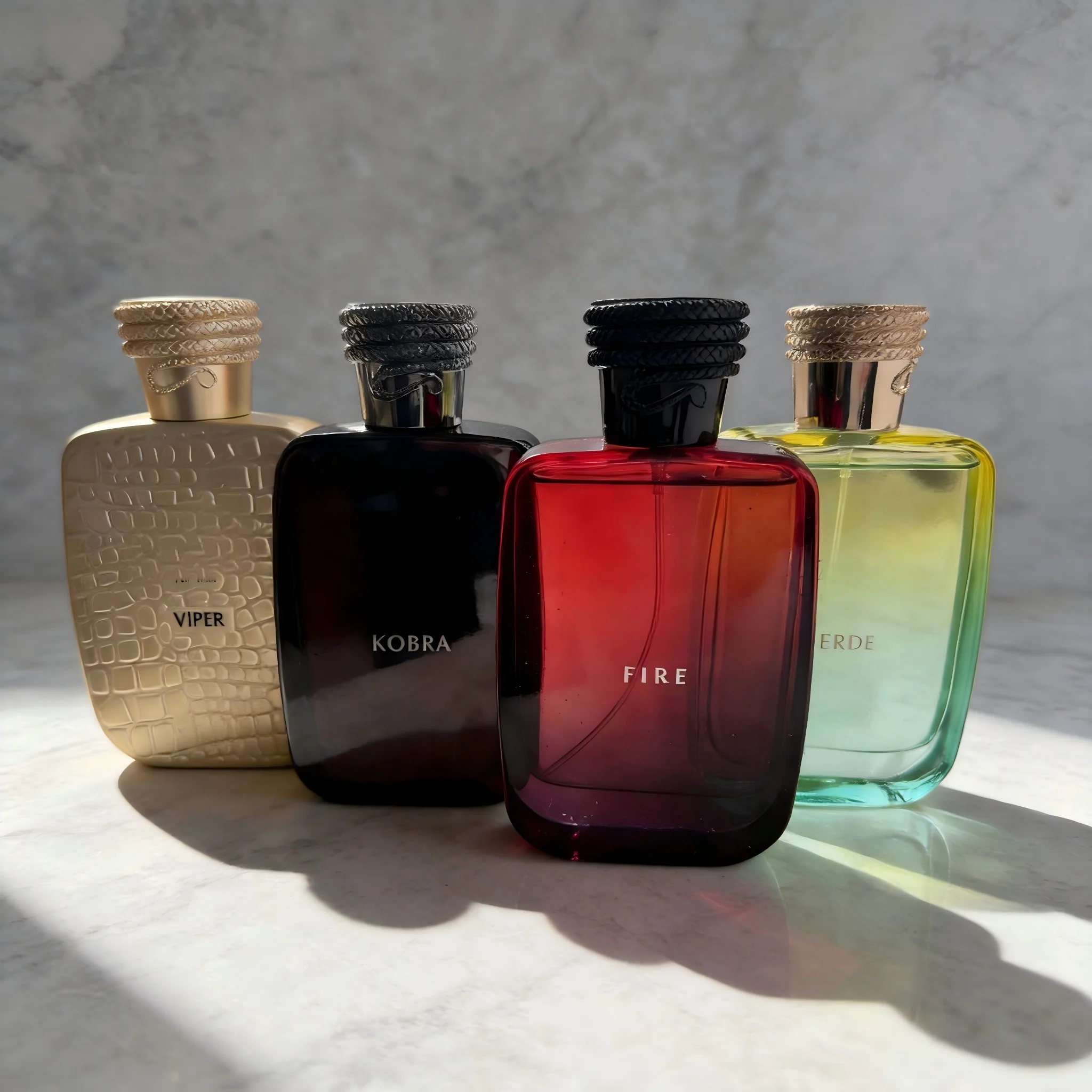 Hawas For Him 4-Piece Perfume | Viper, Kobra, Fire & Verde Oriental Woody Fragrances | Long-Lasting Masculine Eau de Parfum Spray | Luxury Gift for Men
Hawas For Him 4-Piece Perfume | Viper, Kobra, Fire & Verde Oriental Woody Fragrances | Long-Lasting Masculine Eau de Parfum Spray | Luxury Gift for Men
