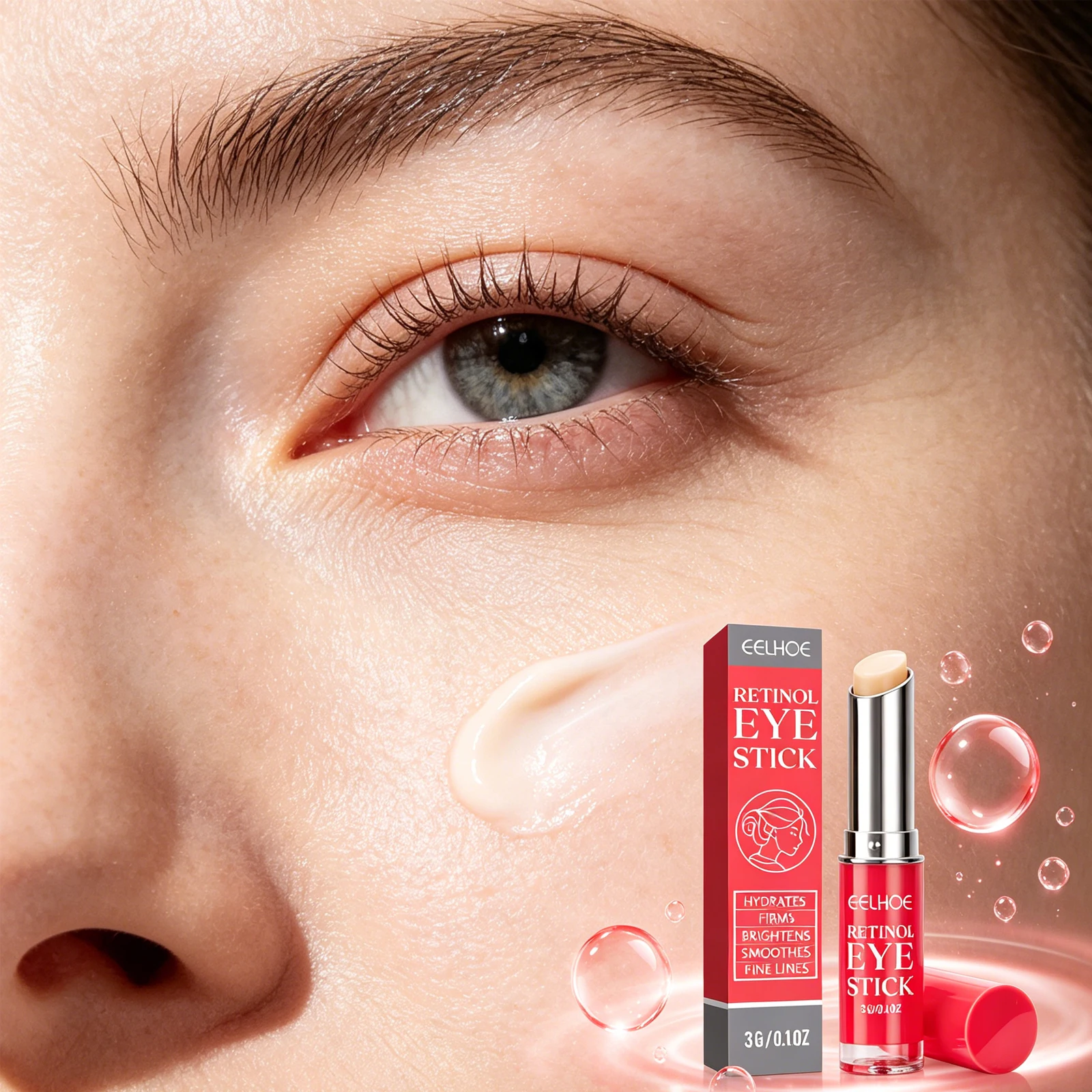 EELHOE 3g Retinol Anti Wrinkle Eye Stick Moisturizing Eye Cream Smoothing Fine Lines Care For Eye Area Daily Use Lightweight Non Greasy
EELHOE 3g Retinol Anti Wrinkle Eye Stick Moisturizing Eye Cream Smoothing Fine Lines Care For Eye Area Daily Use Lightweight Non Greasy