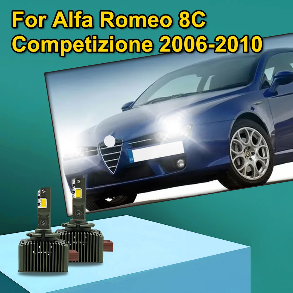 2x For Alfa Romeo 8C Competizione 2006 2007 2008 2009 2010 HID To LED Headlight Bulbs Canbus 30000LM D1S D1R Headlamps Plug&Play
2x For Alfa Romeo 8C Competizione 2006 2007 2008 2009 2010 HID To LED Headlight Bulbs Canbus 30000LM D1S D1R Headlamps Plug&Play