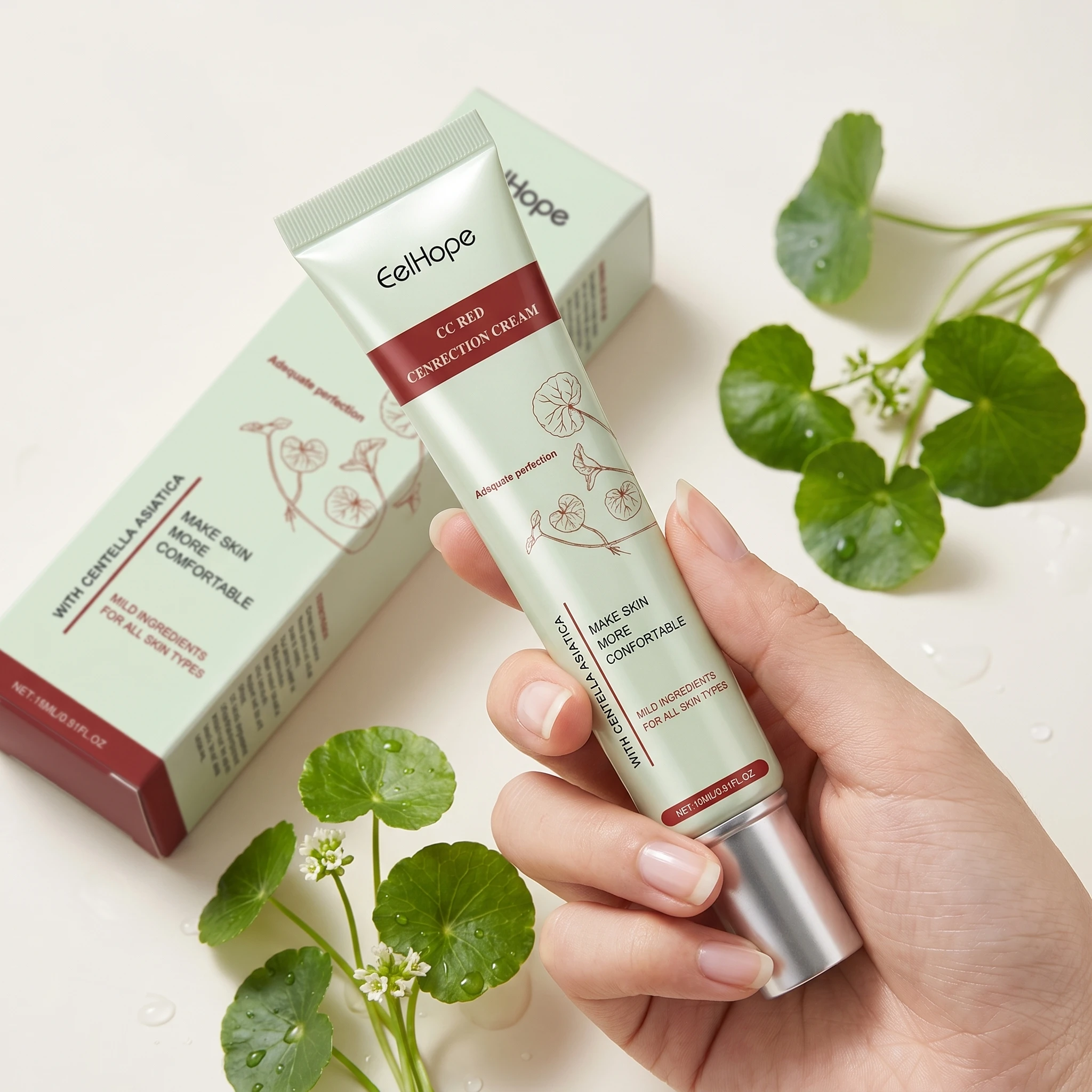 Eelhope Centella Asiatica CC Cream Brightens Dull Skin Natural Nude Makeup Gentle Moisturizing Hydrating Concealer Foundation
Eelhope Centella Asiatica CC Cream Brightens Dull Skin Natural Nude Makeup Gentle Moisturizing Hydrating Concealer Foundation