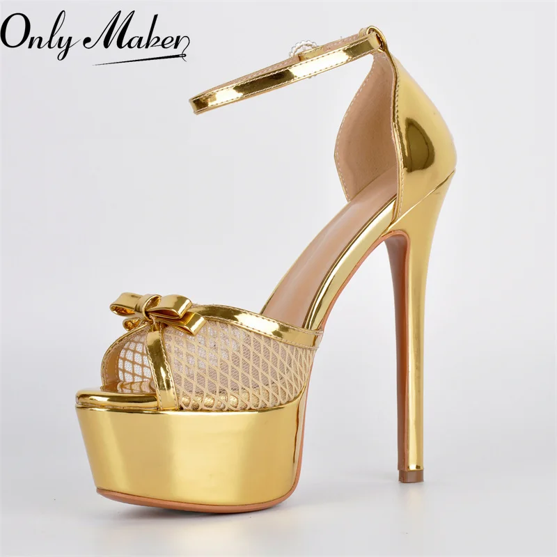 Onlymaker женские босоножки на платформе с открытым носком на тонком высоком каблуке 16 см, пикантные вечерние сандалии на шпильке с ремешком на щиколотке
Onlymaker женские босоножки на платформе с открытым носком на тонком высоком каблуке 16 см, пикантные вечерние сандалии на шпильке с ремешком на щиколотке