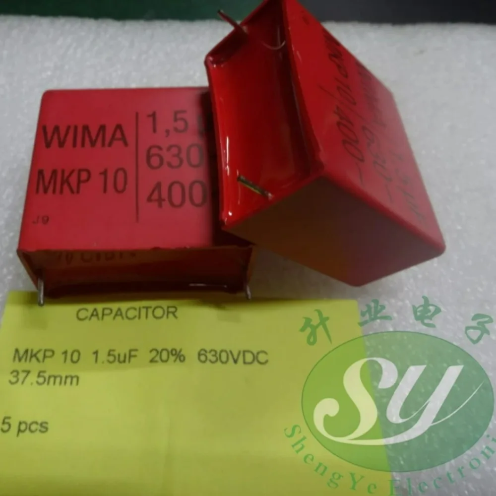 MKP10 1.5uF 630V 1u5f 155 M Brand New 37.5mm Film Capacitor
MKP10 1.5uF 630V 1u5f 155 M Brand New 37.5mm Film Capacitor