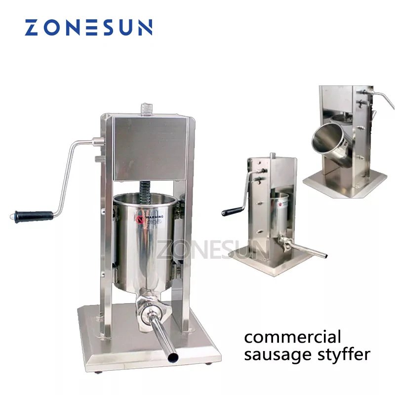 SF5-V Vertical Type Manual Sausage Stuffer Stainless Steel Sausage Stuffer Meat Filler Sausage Making Machine Sausage Filler
SF5-V Vertical Type Manual Sausage Stuffer Stainless Steel Sausage Stuffer Meat Filler Sausage Making Machine Sausage Filler