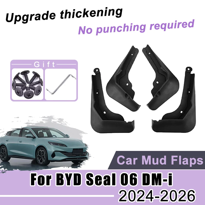 4 шт брызговики для BYD Seal 06 DM-i 2024 2025 2026 брызговики специальная защита брызг переднее заднее крыло автомобильные аксессуары анти-брызг
4 шт брызговики для BYD Seal 06 DM-i 2024 2025 2026 брызговики специальная защита брызг переднее заднее крыло автомобильные аксессуары анти-брызг