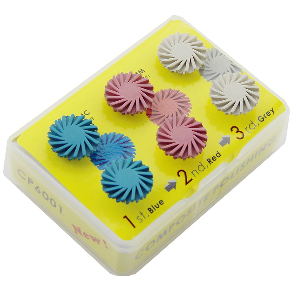 6 Pcs Mixed Dental Composite Resin Polishing Disc Kit Spiral Brush Burs Tooth Polisher Brush Oral cavity Clean Tools
6 Pcs Mixed Dental Composite Resin Polishing Disc Kit Spiral Brush Burs Tooth Polisher Brush Oral cavity Clean Tools