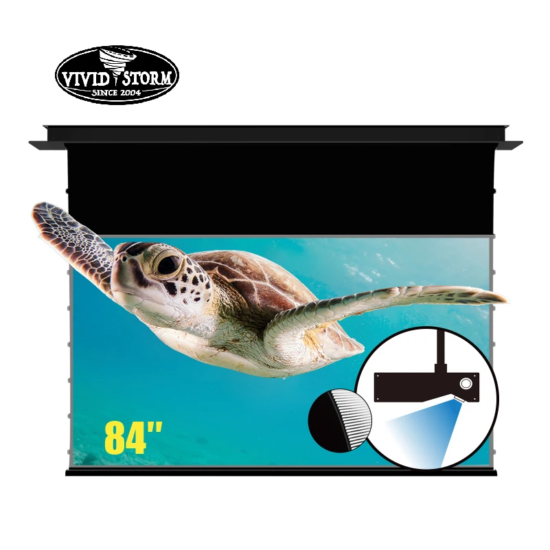 VIVIDSTORM Pro A 84 inch recessed in Ceiling Projector Screen Fast Fold Drop Down Retractable Home Cinema UST projection Screens
VIVIDSTORM Pro A 84 inch recessed in Ceiling Projector Screen Fast Fold Drop Down Retractable Home Cinema UST projection Screens
