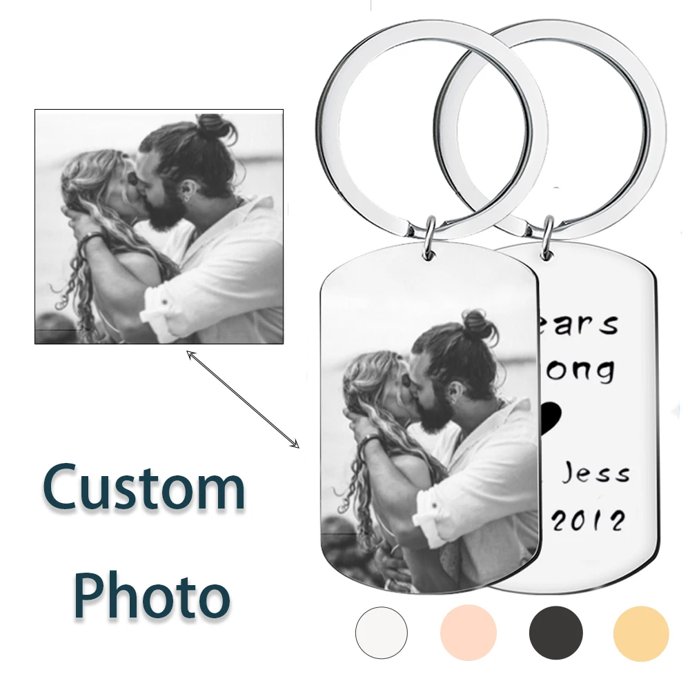 New Pattern Custom Photo Key buckle Couple Stainless Steel Key Chain Laser Engraving Name Date Custom Gift Key Accessories
New Pattern Custom Photo Key buckle Couple Stainless Steel Key Chain Laser Engraving Name Date Custom Gift Key Accessories