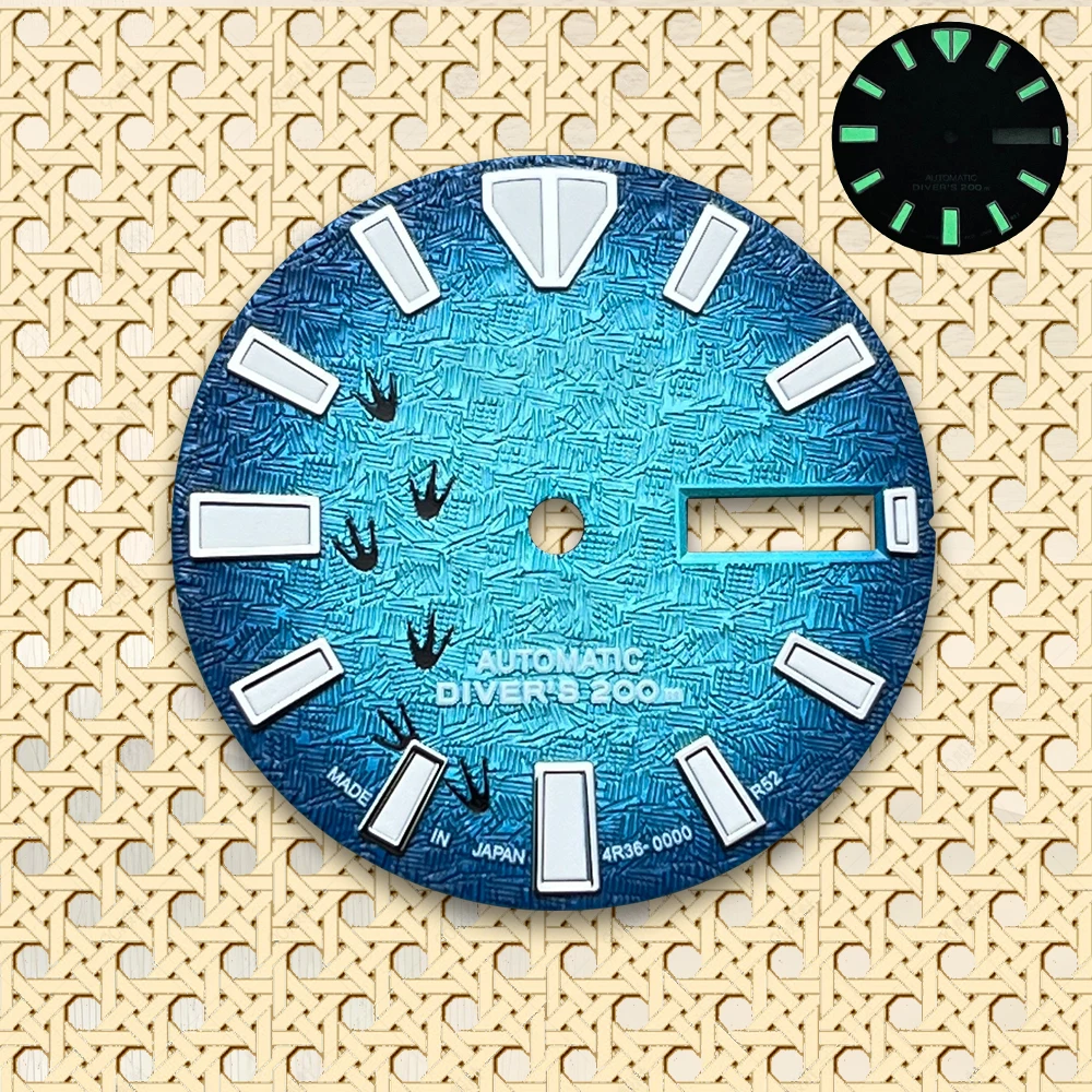 NH35 Dial 28.5mm S Logo Suitable For NH35NH36 Automatic Movement Watch DualCalendar Gradient Color ModificationAccessories
NH35 Dial 28.5mm S Logo Suitable For NH35NH36 Automatic Movement Watch DualCalendar Gradient Color ModificationAccessories