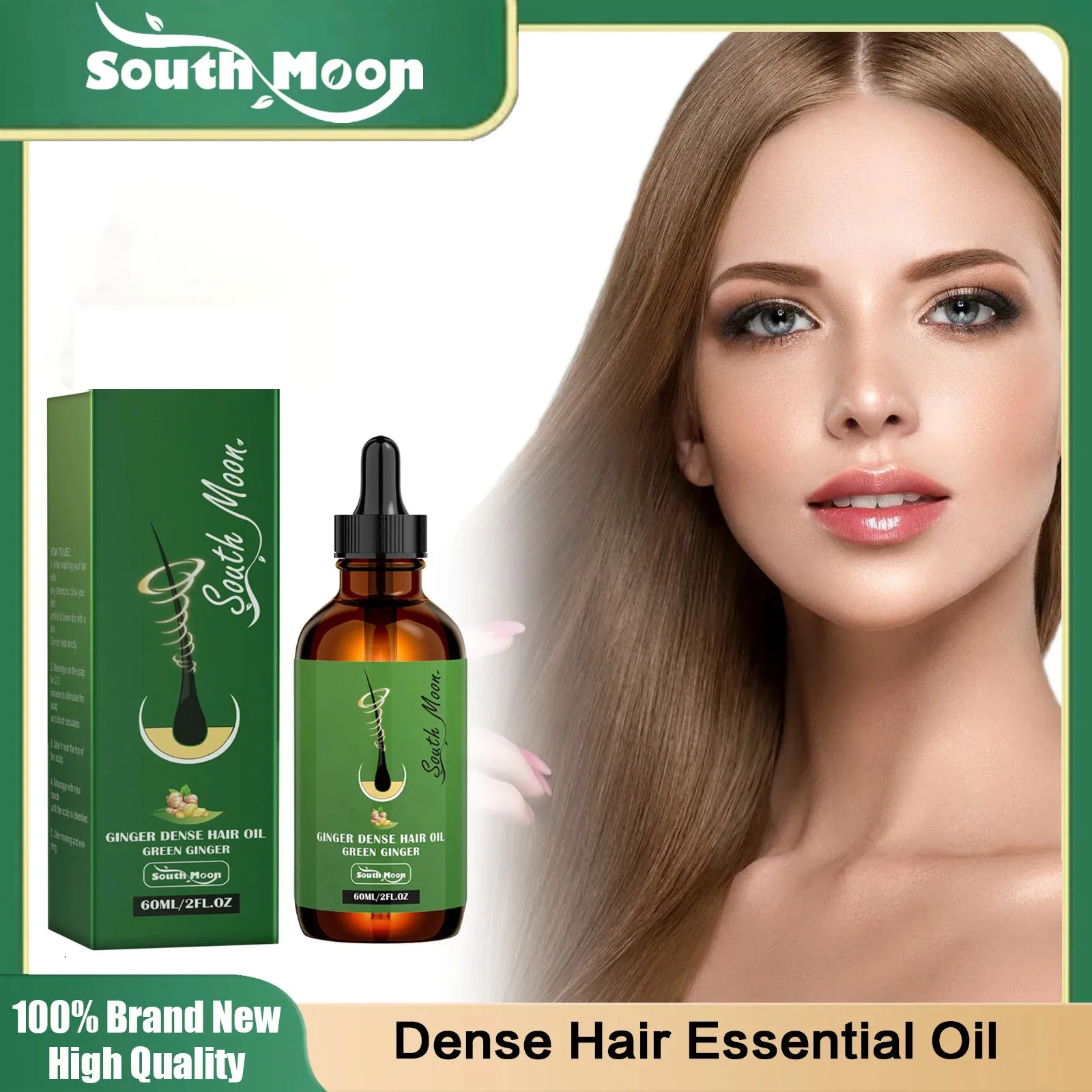 South Moon Dense Hair Essential Oil Repair Hair Frizzy Split Ends Prevent Hair Loss Strengthen Hair Roots Softens Nourishes Hair
South Moon Dense Hair Essential Oil Repair Hair Frizzy Split Ends Prevent Hair Loss Strengthen Hair Roots Softens Nourishes Hair