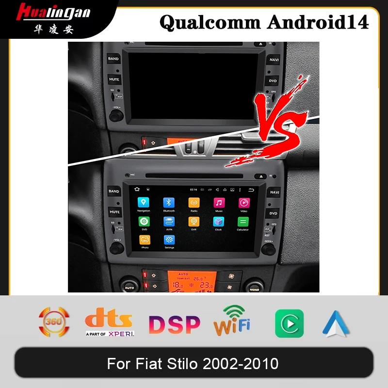 Android 14 car Radio 2 din GPS navigation for Fiat Stivo 2002 - 2010 2009 2008 Autoradio stereo CarPlay DVD multimedia player
Android 14 car Radio 2 din GPS navigation for Fiat Stivo 2002 - 2010 2009 2008 Autoradio stereo CarPlay DVD multimedia player