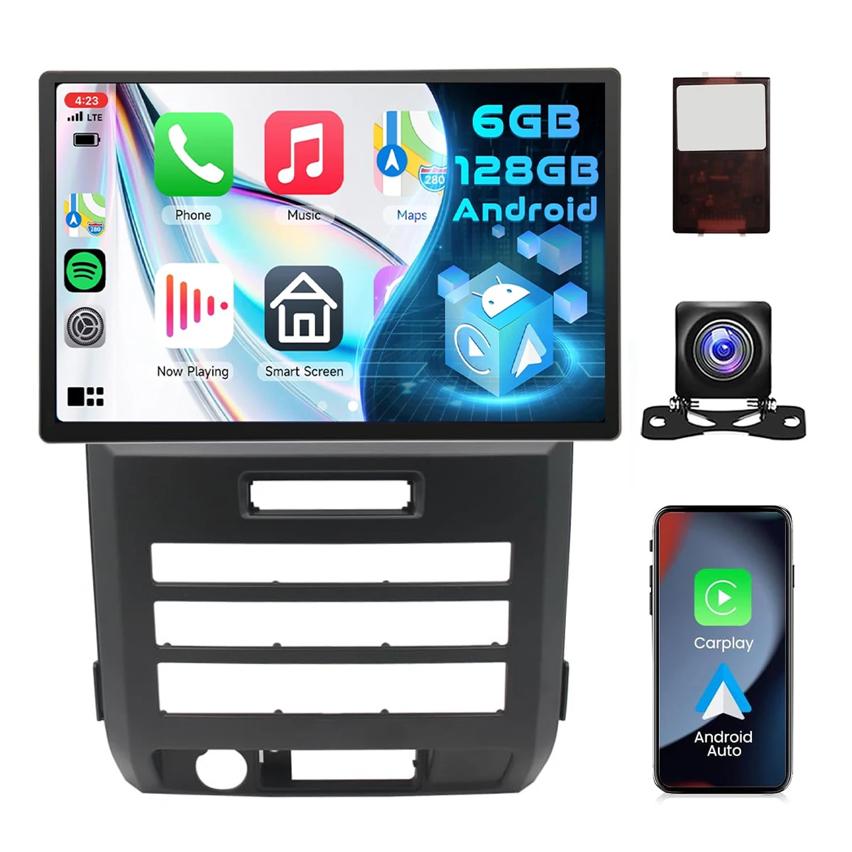 8 Core 6G 128G for 【Ford F150 F-150 2009-2012】 Radio Android 13 Inch Touchscreen Wireless Carplay Android Auto, Car Stereo
8 Core 6G 128G for 【Ford F150 F-150 2009-2012】 Radio Android 13 Inch Touchscreen Wireless Carplay Android Auto, Car Stereo