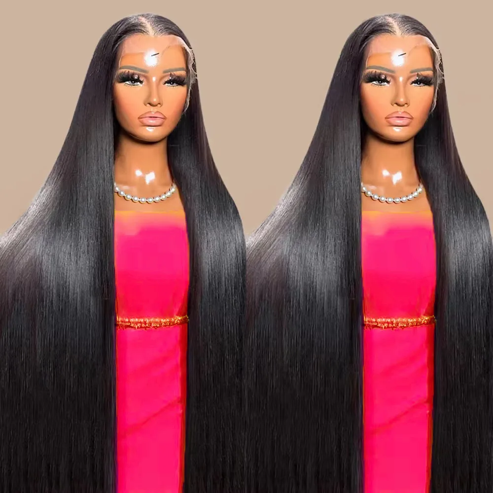 300 Density 40 Inch Bone Straight 13x6 Lace Front Wigs Human Hair Brazilian Hair Preplucked 13x4 HD Lace Frontal Wig For Women
300 Density 40 Inch Bone Straight 13x6 Lace Front Wigs Human Hair Brazilian Hair Preplucked 13x4 HD Lace Frontal Wig For Women