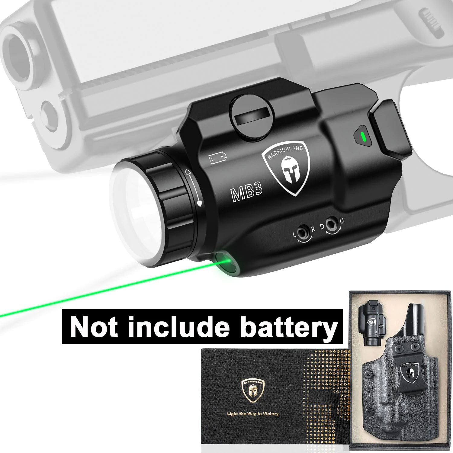 Подходит для Glock17/19 Gen 3-5, Glock22/23/31/32 Gen 3-4, Glock19X/44/45, не обеспечивает аккумулятор, компактный фонарь, зеленый свет, правая рука
Подходит для Glock17/19 Gen 3-5, Glock22/23/31/32 Gen 3-4, Glock19X/44/45, не обеспечивает аккумулятор, компактный фонарь, зеленый свет, правая рука