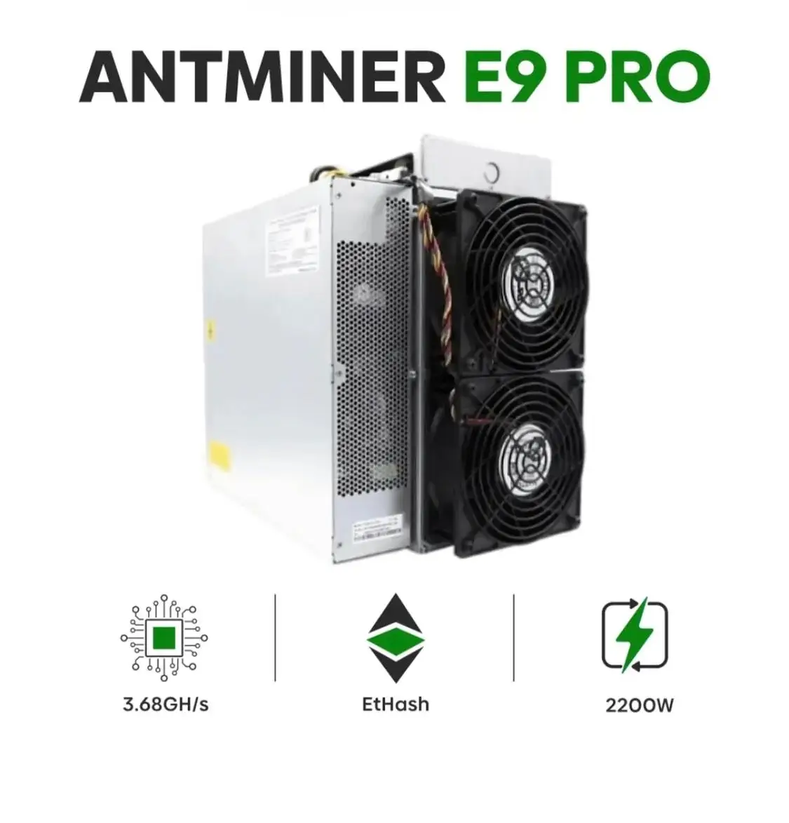 Buy 3 get 2 free High Performance Antminer E9 pro 3780M Asic Miner Altcoin Miner Litecoin Miner Air cooling Mining Machine
Buy 3 get 2 free High Performance Antminer E9 pro 3780M Asic Miner Altcoin Miner Litecoin Miner Air cooling Mining Machine