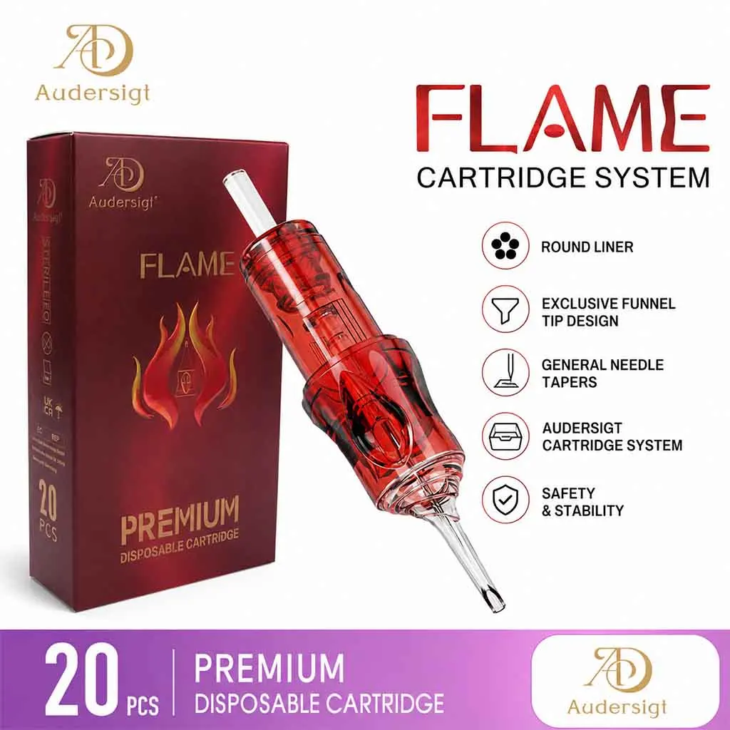 Audersigt 20pcs Tattoo Cartridge Needle 5/7/9/11/13RM RS RL M1 Round Liner Shader Magnum Membrane for Tattoo Gun Machine
Audersigt 20pcs Tattoo Cartridge Needle 5/7/9/11/13RM RS RL M1 Round Liner Shader Magnum Membrane for Tattoo Gun Machine
