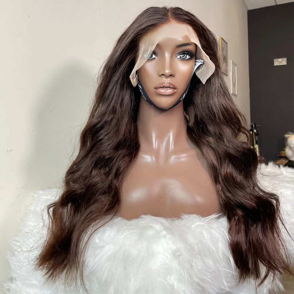 High Density 300% Thick Virgin Human Hair Lace Frontal Wig 13x4 Dark Brown Blonde Body Wave Lace Front Wig 30" For Women
High Density 300% Thick Virgin Human Hair Lace Frontal Wig 13x4 Dark Brown Blonde Body Wave Lace Front Wig 30" For Women