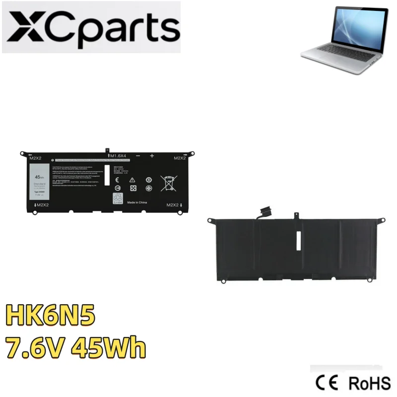 4Cell New HK6N5 Laptop Battery For DELL Inspiron 13-5390 XPS 13 9370 9380 P82G DXGH8 7.6V 45Wh
4Cell New HK6N5 Laptop Battery For DELL Inspiron 13-5390 XPS 13 9370 9380 P82G DXGH8 7.6V 45Wh