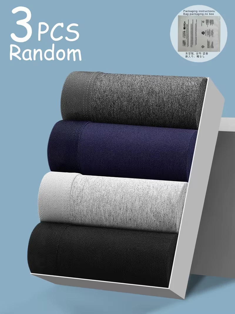 Мужские черные трусы-боксеры, набор из 3 штук (случайный выбор) | Ультрамягкий хлопковый стрейч | Дышащее комфортное нижнее белье для повседневной носки
Мужские черные трусы-боксеры, набор из 3 штук (случайный выбор) | Ультрамягкий хлопковый стрейч | Дышащее комфортное нижнее белье для повседневной носки