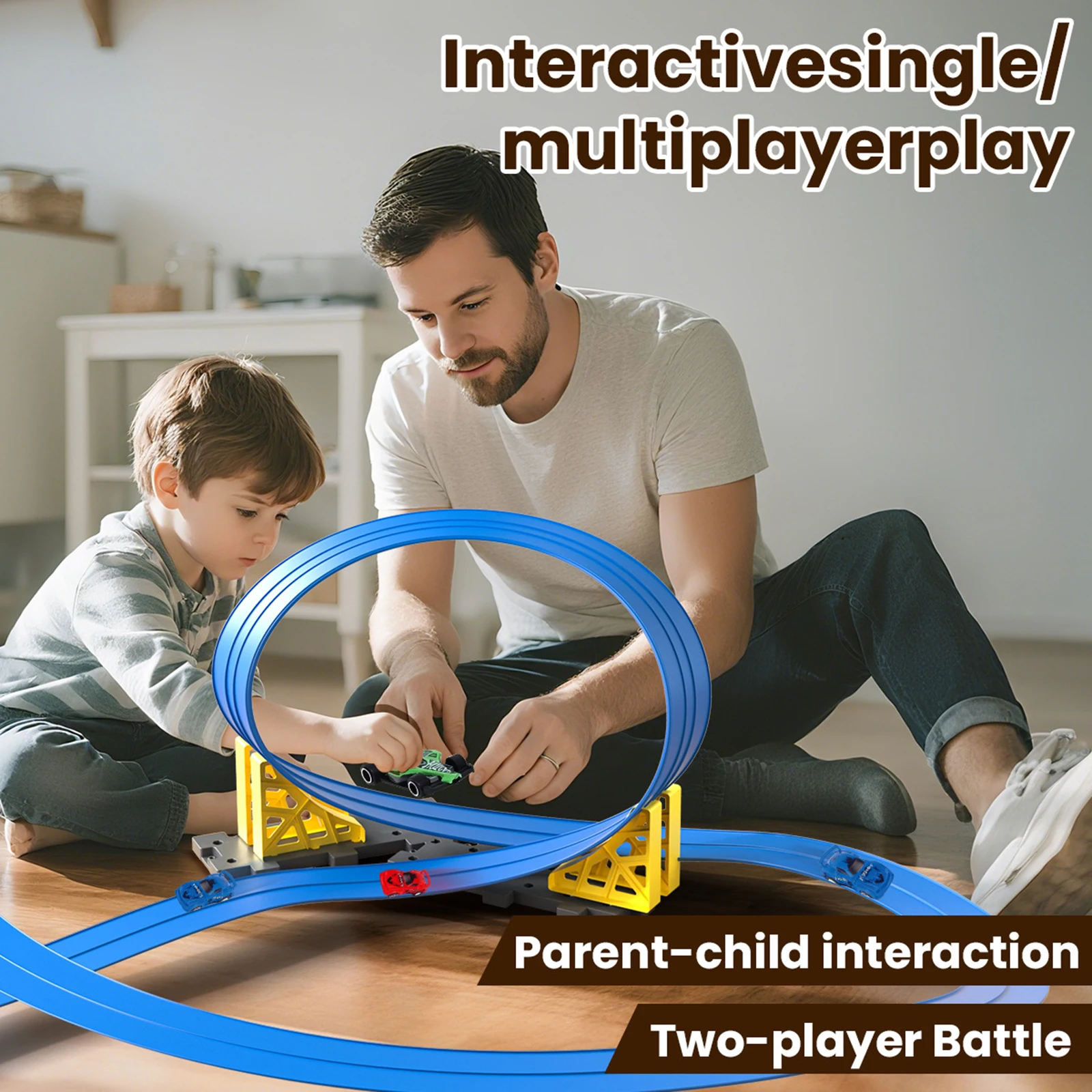 Magic Serpentine Flexible Race Car Track Glow in The Dark DIY Racetrack with Zero-Gravity Technology STEM Educational Toy
Magic Serpentine Flexible Race Car Track Glow in The Dark DIY Racetrack with Zero-Gravity Technology STEM Educational Toy