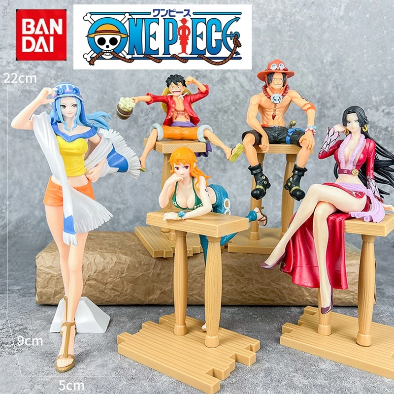 Anime One Piece Luffy Ace Nami Hancock Figure Bar position Sitting posture Action Figure PVC Model Doll Collection Toy Gift Kids
Anime One Piece Luffy Ace Nami Hancock Figure Bar position Sitting posture Action Figure PVC Model Doll Collection Toy Gift Kids
