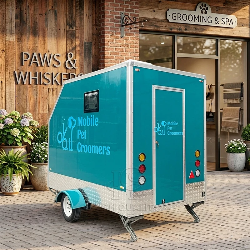Mobile Dog Grooming Van Trailer Pet Grooming Truck Pet Salon Truck Self Service Dog Wash Station Cart Hot Sale in USA
Mobile Dog Grooming Van Trailer Pet Grooming Truck Pet Salon Truck Self Service Dog Wash Station Cart Hot Sale in USA