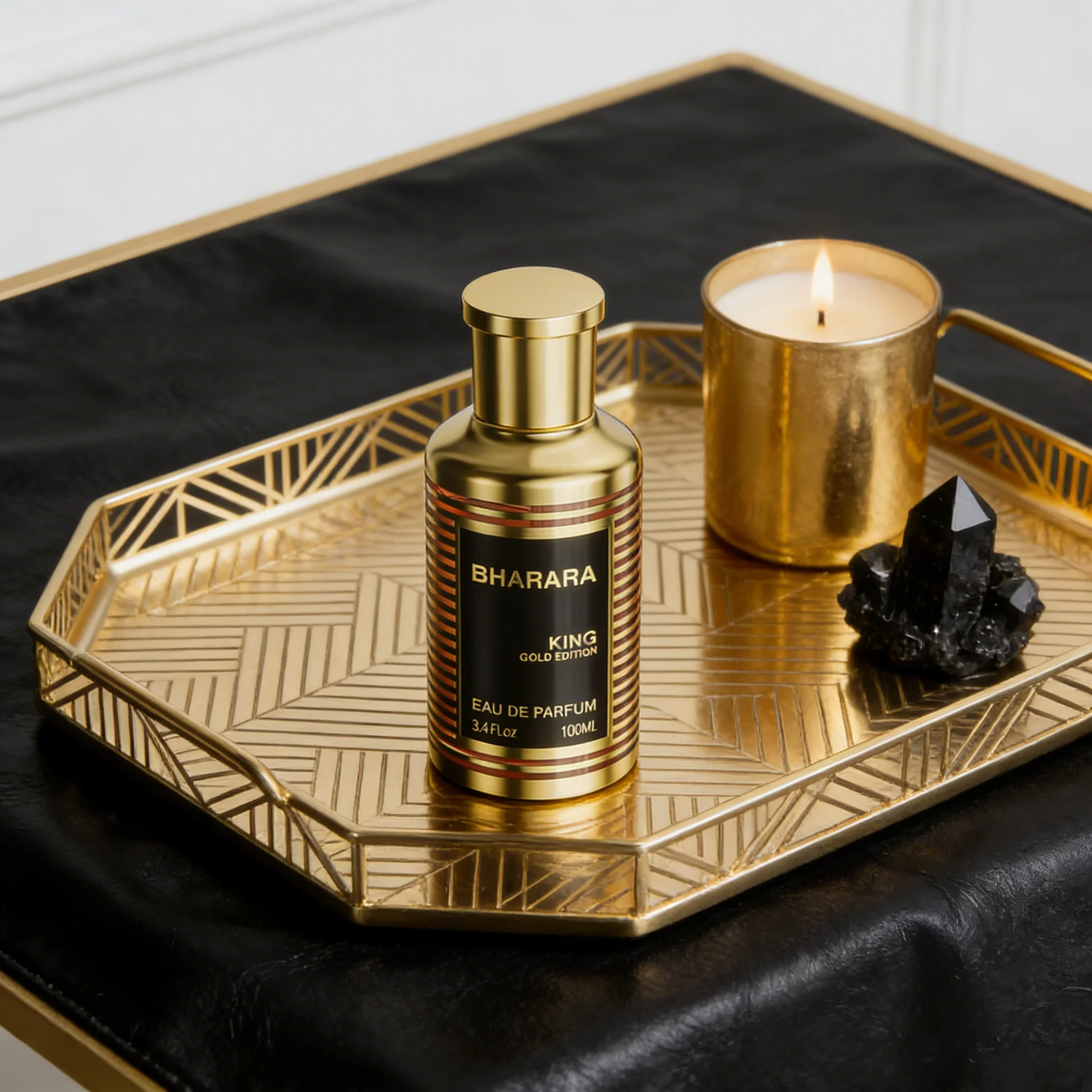 Bharara King Gold Edition Eau De Parfum 3.4 Fl Oz / 100 Ml Fragrance Ideal Gift Choice
Bharara King Gold Edition Eau De Parfum 3.4 Fl Oz / 100 Ml Fragrance Ideal Gift Choice