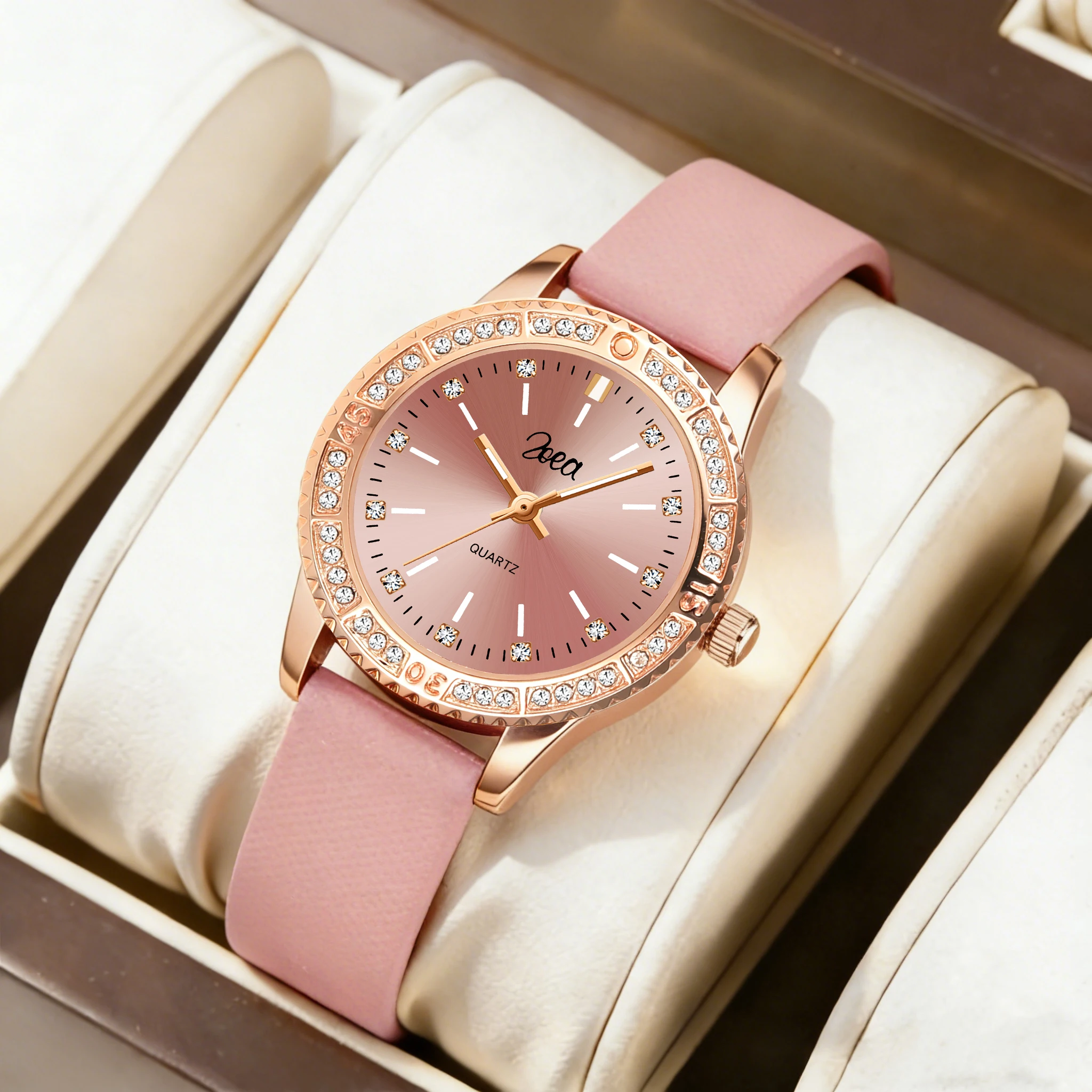 ZOEA EZ8123Waterproof 30M Women's Watch with Swarovski Crystals Silicone Strap Gift Item Elegant Fashion Accessory for Ladies
ZOEA EZ8123Waterproof 30M Women's Watch with Swarovski Crystals Silicone Strap Gift Item Elegant Fashion Accessory for Ladies