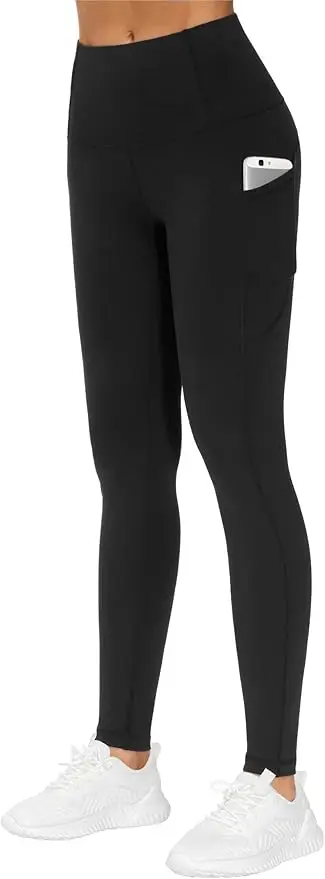 THE GYM PEOPLE Thick High Waist Yoga Pants with Pockets, Tummy Control Workout Running Yoga Leggings for Women
THE GYM PEOPLE Thick High Waist Yoga Pants with Pockets, Tummy Control Workout Running Yoga Leggings for Women