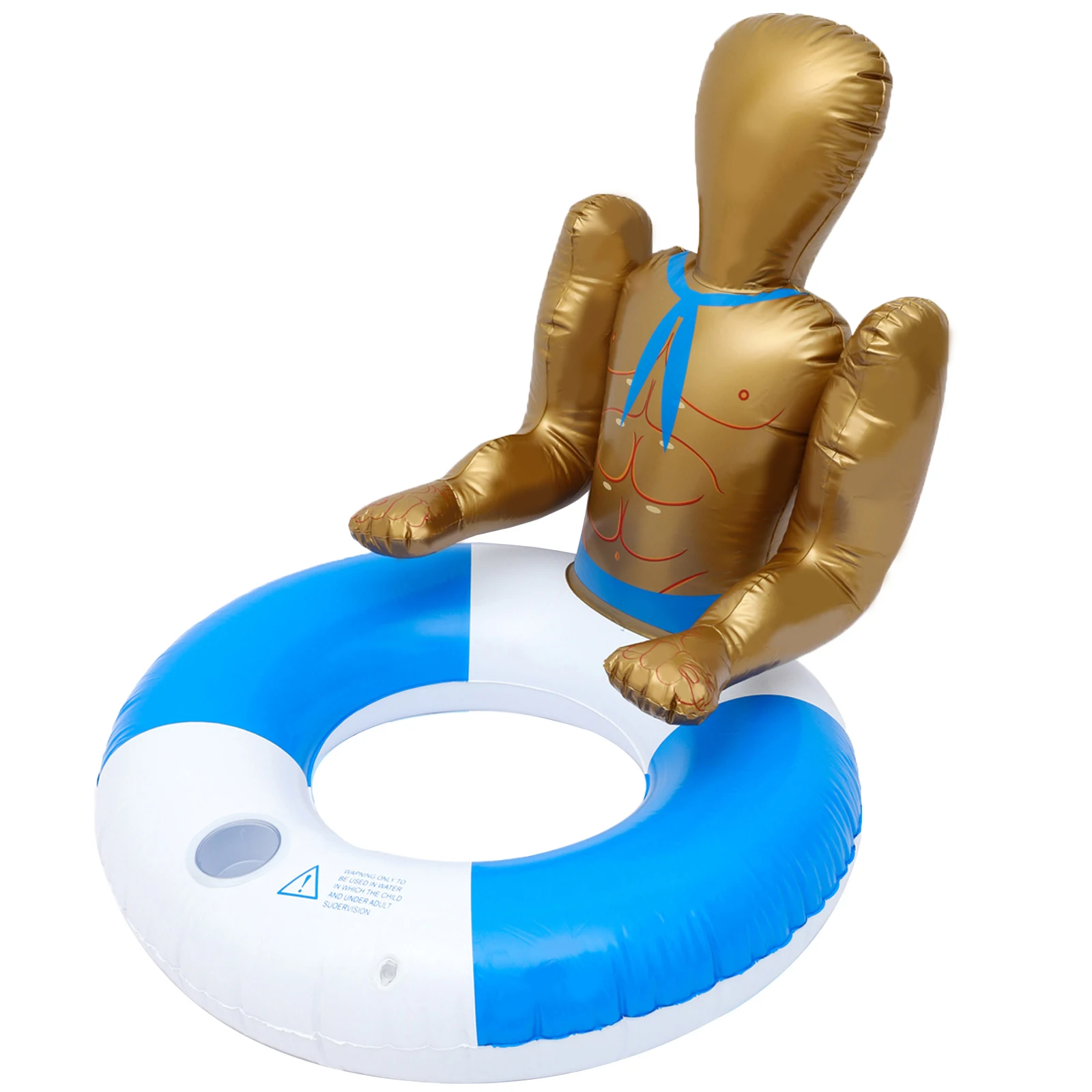 Inflatable Swim Ring, Muscle Man Swimming Pool Floats Tube Raft, Beach Party Toys Swimming Trainer Floaties for Adults Kids
Inflatable Swim Ring, Muscle Man Swimming Pool Floats Tube Raft, Beach Party Toys Swimming Trainer Floaties for Adults Kids