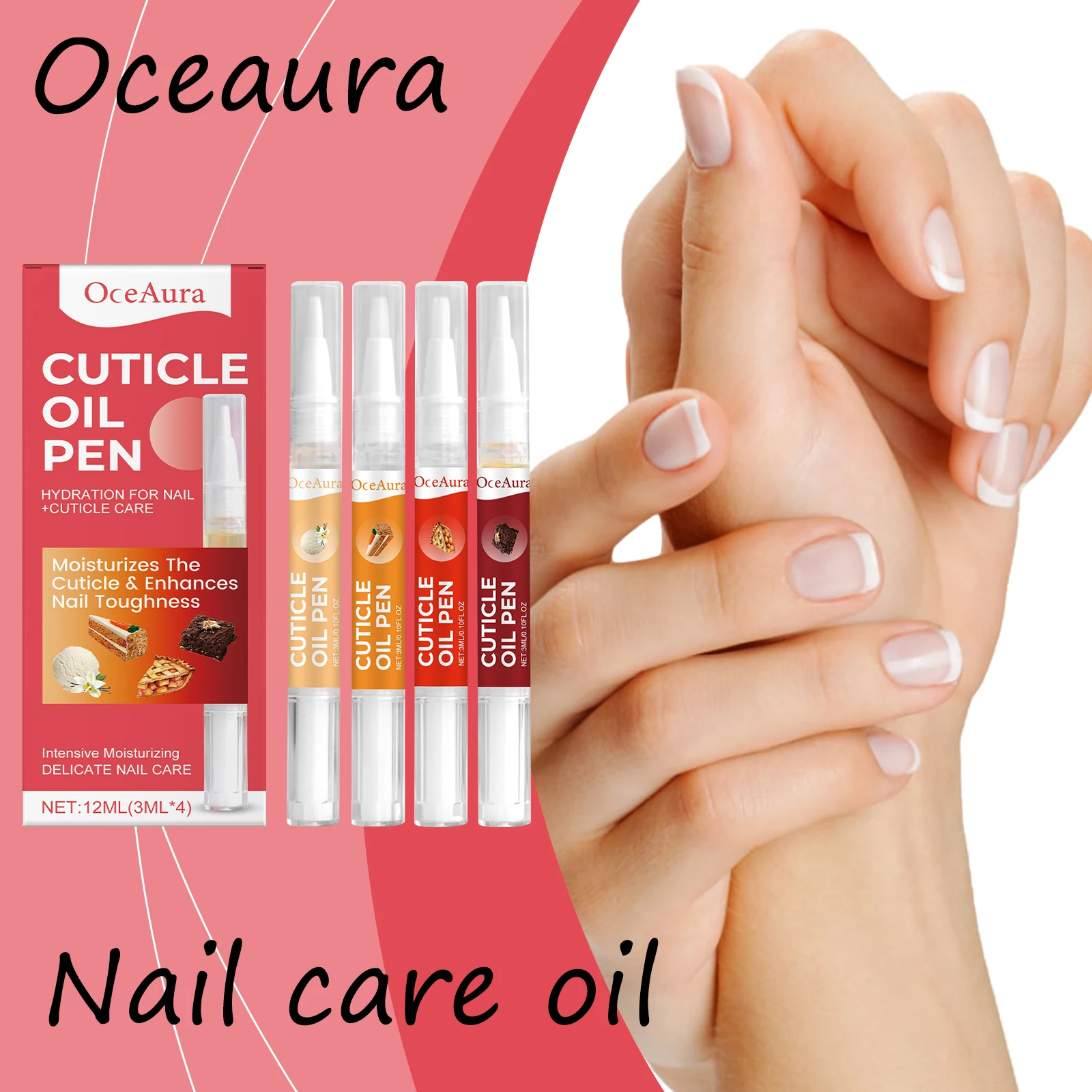 Oceaura Cuticle Care Oil Pen Nourishing Nail Softening Cuticles Non-irrtating Repair Cracked Nail Enhance Toughness Nail Oil Pen 
Oceaura Cuticle Care Oil Pen Nourishing Nail Softening Cuticles Non-irrtating Repair Cracked Nail Enhance Toughness Nail Oil Pen