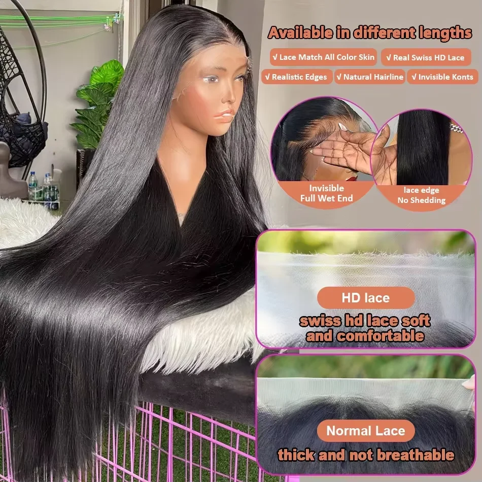 Wear Go 32 34inch 6x4 Bone Straight Glueless Wig 4x4 Human Hair Ready To Wear Brazilian Lace Frontal Wigs For Women Preplucked
Wear Go 32 34inch 6x4 Bone Straight Glueless Wig 4x4 Human Hair Ready To Wear Brazilian Lace Frontal Wigs For Women Preplucked