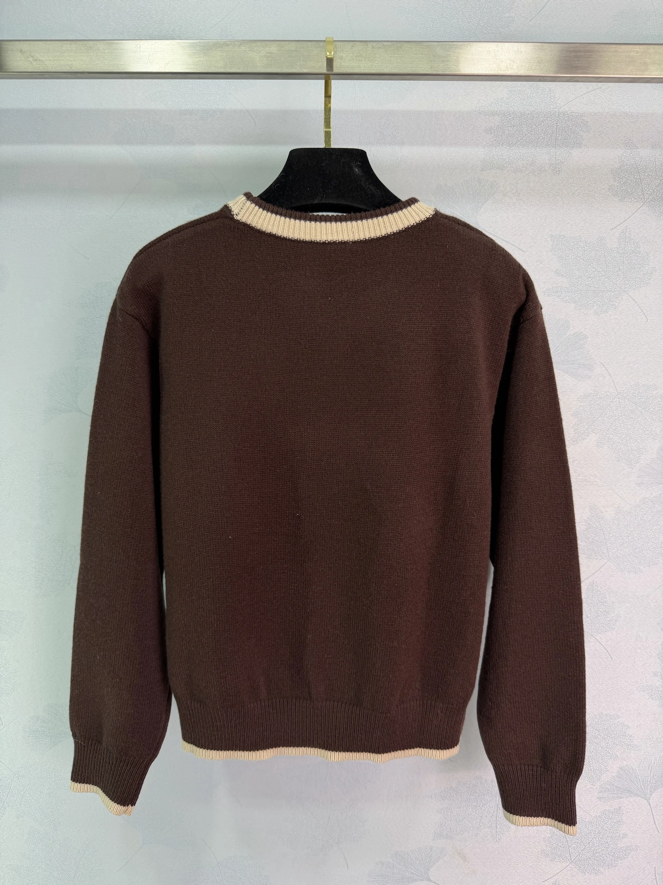 2025 Autumn And Winter New Woman Clothing Coffee Brown Embellished Beige Striped Chest Cat Pattern Casual Knitted Sweater
2025 Autumn And Winter New Woman Clothing Coffee Brown Embellished Beige Striped Chest Cat Pattern Casual Knitted Sweater