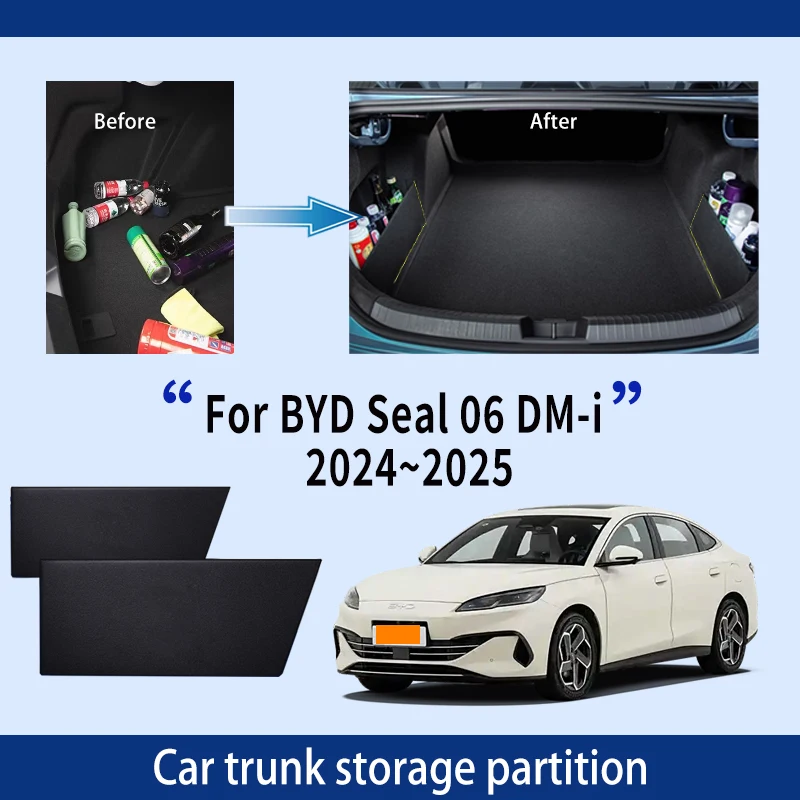 For BYD Seal 06DMi 2024 2025 Upgrade Thickening Car Trunk Storage Partition Multi-function Storage Box Auto Interior Accessories
For BYD Seal 06DMi 2024 2025 Upgrade Thickening Car Trunk Storage Partition Multi-function Storage Box Auto Interior Accessories