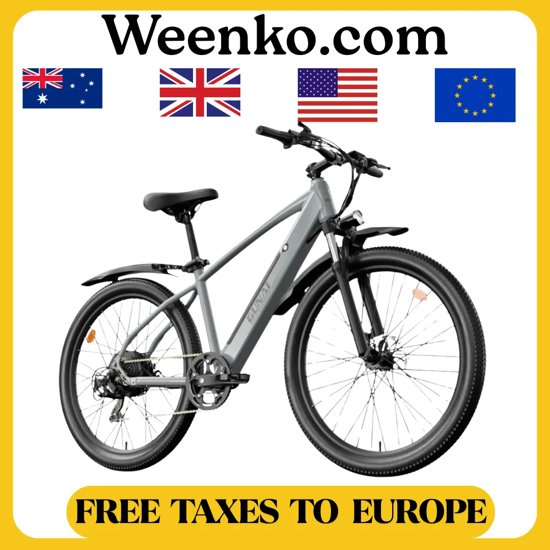 GUNAI 750W Electric Bicycle Motor, 27.5Inch Off-road Tire Adult Mountain Electric Bike with 48V 10Ah Battery, Mudguard, EU Stock
GUNAI 750W Electric Bicycle Motor, 27.5Inch Off-road Tire Adult Mountain Electric Bike with 48V 10Ah Battery, Mudguard, EU Stock