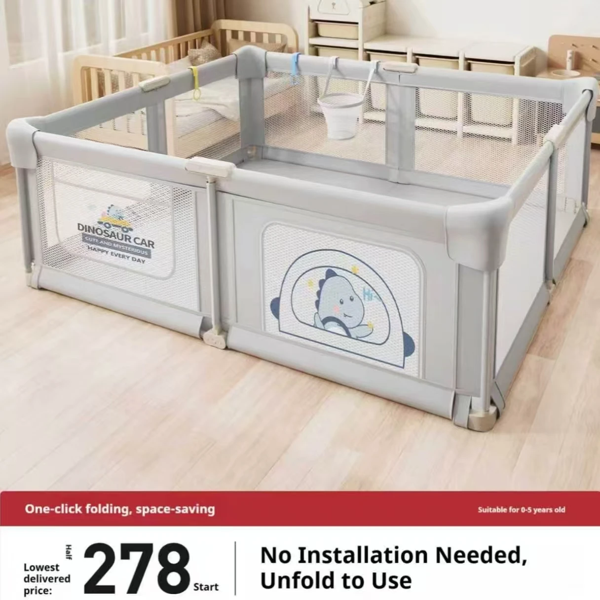 Baby playpen, safety fence for living room, crawling and walking aid for infants, indoor baby play gym, children's play fence
Baby playpen, safety fence for living room, crawling and walking aid for infants, indoor baby play gym, children's play fence