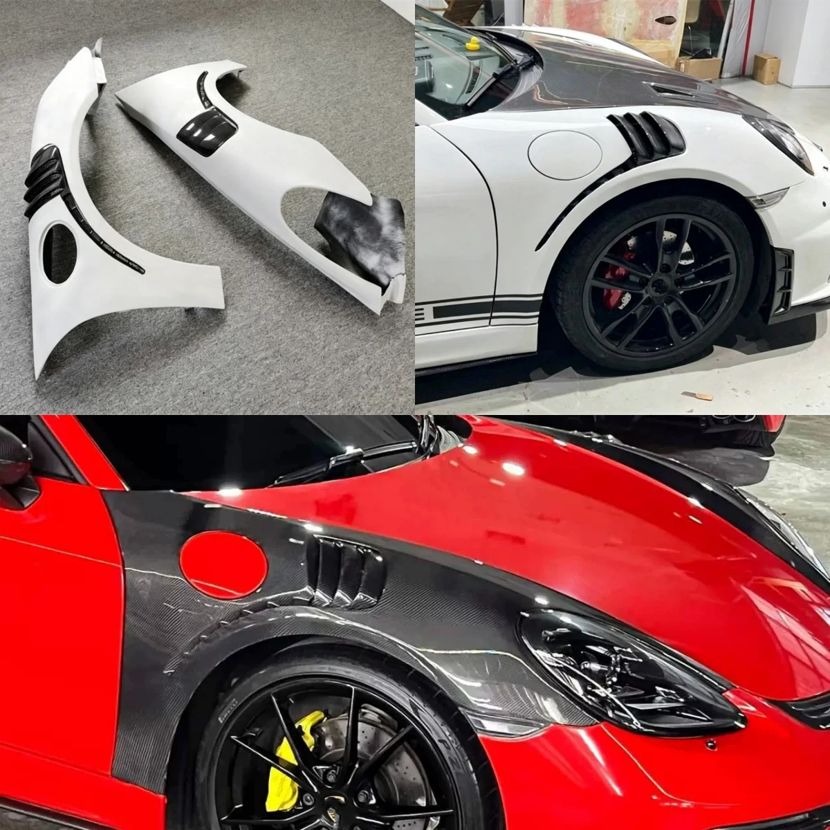 Front Fender For Porsche 718 Boxster Cayman 981 Modified RS Style Car Fenders Body Kit Surround Car Accessories
Front Fender For Porsche 718 Boxster Cayman 981 Modified RS Style Car Fenders Body Kit Surround Car Accessories
