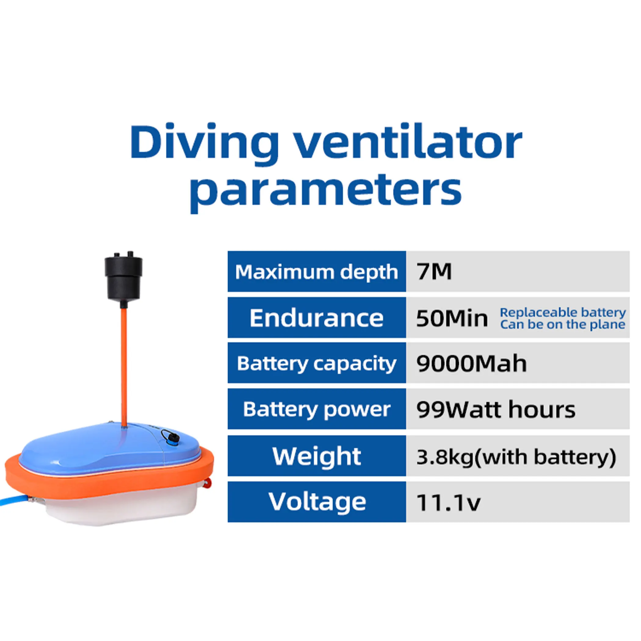 TUDIVING-вентилятор для подводного плавания, портативный перезаряжаемый бак для подводного плавания с регулятором дыхания, водонепроницаемое снаряжение для подводного плавания
TUDIVING-вентилятор для подводного плавания, портативный перезаряжаемый бак для подводного плавания с регулятором дыхания, водонепроницаемое снаряжение для подводного плавания