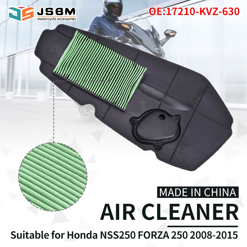 JSBM Motorcycle Engine Parts Intake Air Filter For Honda NSS250 Forza250 MF10 17210-KVZ-630 2008 2009 2010 2011 2012 2013-2017
JSBM Motorcycle Engine Parts Intake Air Filter For Honda NSS250 Forza250 MF10 17210-KVZ-630 2008 2009 2010 2011 2012 2013-2017