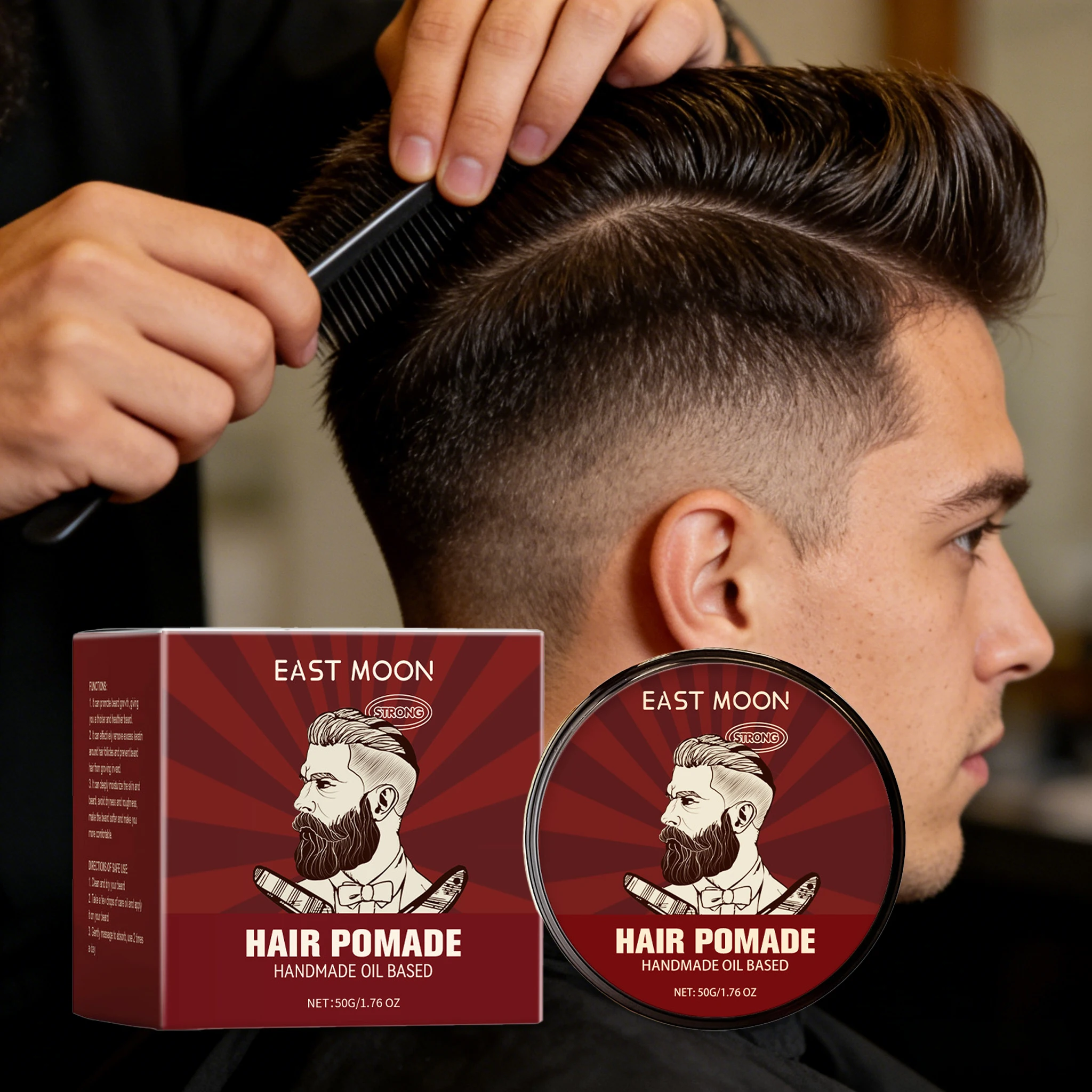 50G Men Hair Styling Cream Moisturizing Long Lasting Fluffy Fresh Matte Look Strong Hold Non-greasy Men's Leave-in Styling Paste
50G Men Hair Styling Cream Moisturizing Long Lasting Fluffy Fresh Matte Look Strong Hold Non-greasy Men's Leave-in Styling Paste
