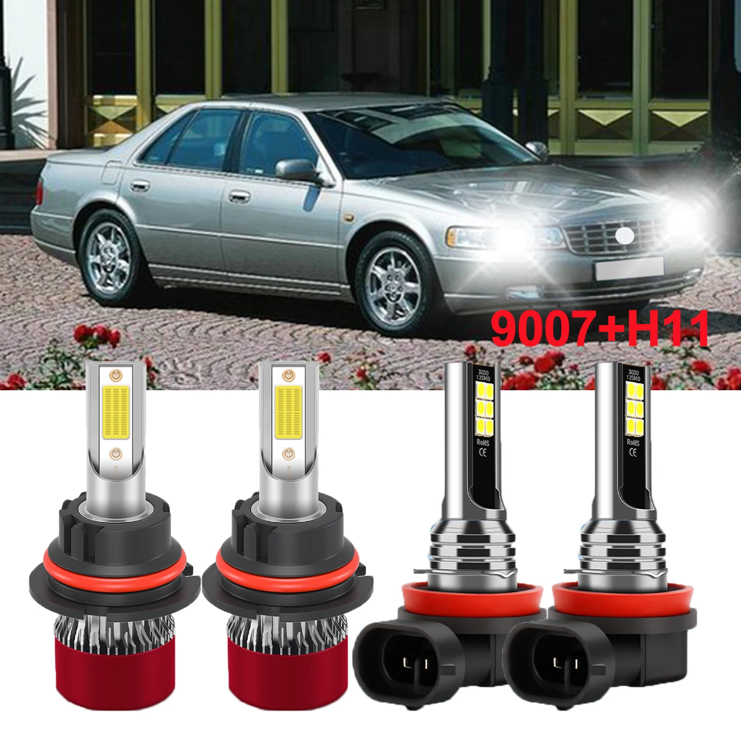 4 шт. 9007 светодиодная лампа дальнего ближнего света H8 H9 H11 противотуманная фара 6000K 3570 чипов Canbus фары дальнего света DRL DC12V для автомобильных двигателей
4 шт. 9007 светодиодная лампа дальнего ближнего света H8 H9 H11 противотуманная фара 6000K 3570 чипов Canbus фары дальнего света DRL DC12V для автомобильных двигателей