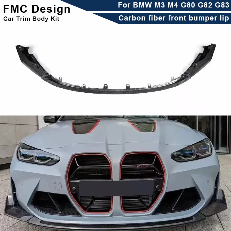 For BMW G80 G82 G83 M3 M4 2021+ MP Style Front Lip BodyKit Real Carbon Fiber Car Bumper Spoiler Splitter Lip Exterior Parts FRP
For BMW G80 G82 G83 M3 M4 2021+ MP Style Front Lip BodyKit Real Carbon Fiber Car Bumper Spoiler Splitter Lip Exterior Parts FRP