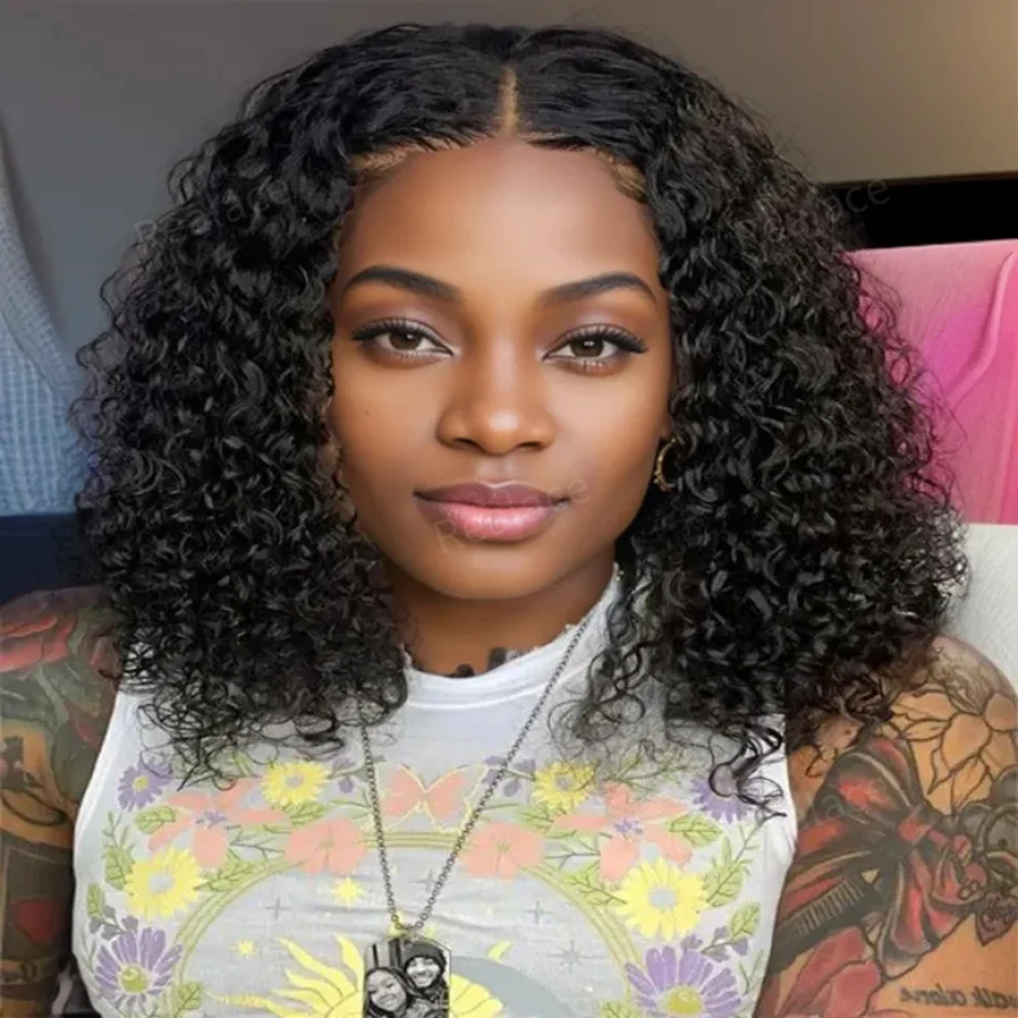Brazilian Short Bob 13x6 Lace Frontal Human Hair Wig Deep Wave 13x4 HD Transparent Front Curly Closure on Sale Wigs For Women
Brazilian Short Bob 13x6 Lace Frontal Human Hair Wig Deep Wave 13x4 HD Transparent Front Curly Closure on Sale Wigs For Women