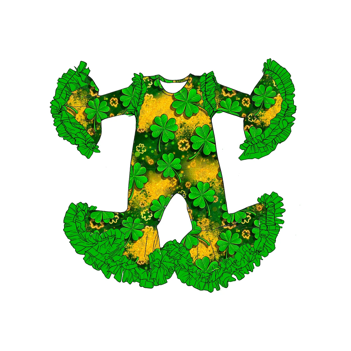 Infant Girls St. Park Day Children's Clothing Four-Leaf Clover Pattern Baby Girl Green Mesh Dress Romper Pants
Infant Girls St. Park Day Children's Clothing Four-Leaf Clover Pattern Baby Girl Green Mesh Dress Romper Pants