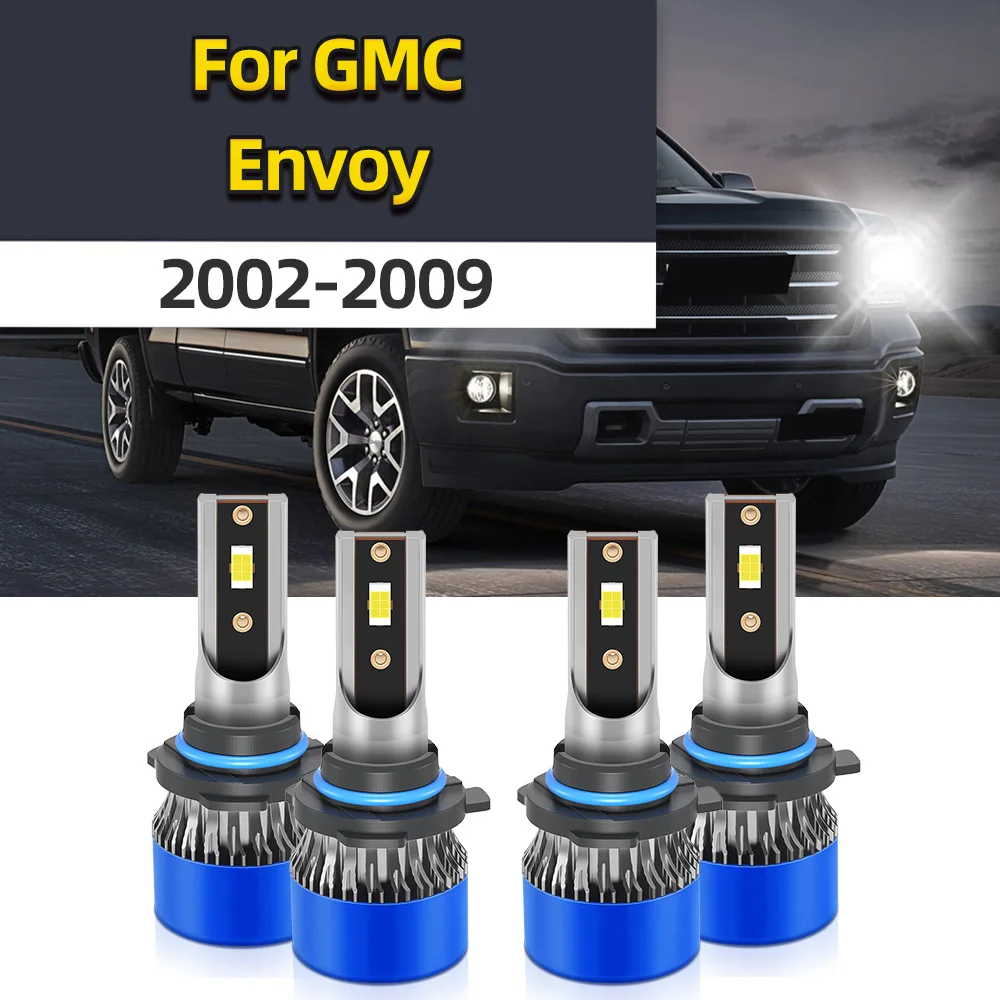 LED Combo 4PCS For GMC Envoy 2002-2008 2009 Headlight High Low Beam Bulb Super White Bright Lamp 20000LM Auto Headlamp 9005+9006
LED Combo 4PCS For GMC Envoy 2002-2008 2009 Headlight High Low Beam Bulb Super White Bright Lamp 20000LM Auto Headlamp 9005+9006