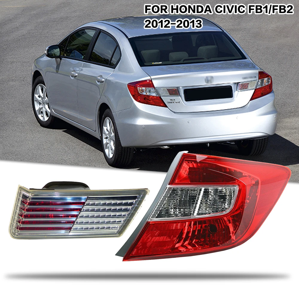 Left/Right Side Tail Lamp FOR Honda Civic FB1 FB2 FB3 2012-2013 Rear Tail Light Brake Lamp with
Left/Right Side Tail Lamp FOR Honda Civic FB1 FB2 FB3 2012-2013 Rear Tail Light Brake Lamp with