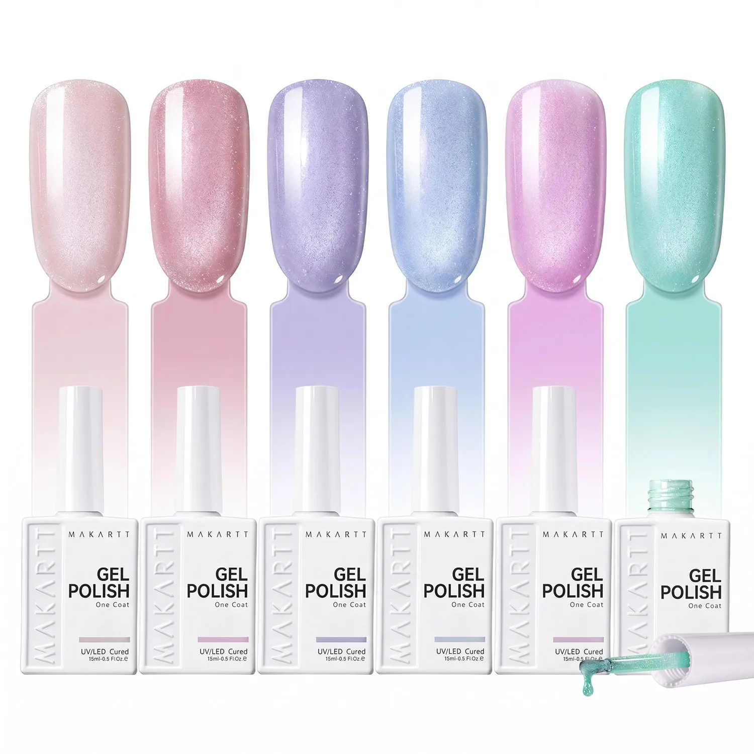 Makartt 6 Colors Cat Eye Gel Nail Polish Set, Magnetic Nail Art Gel Kit Soak Off UV LED Lamp Required Manicure Tools For Women
Makartt 6 Colors Cat Eye Gel Nail Polish Set, Magnetic Nail Art Gel Kit Soak Off UV LED Lamp Required Manicure Tools For Women